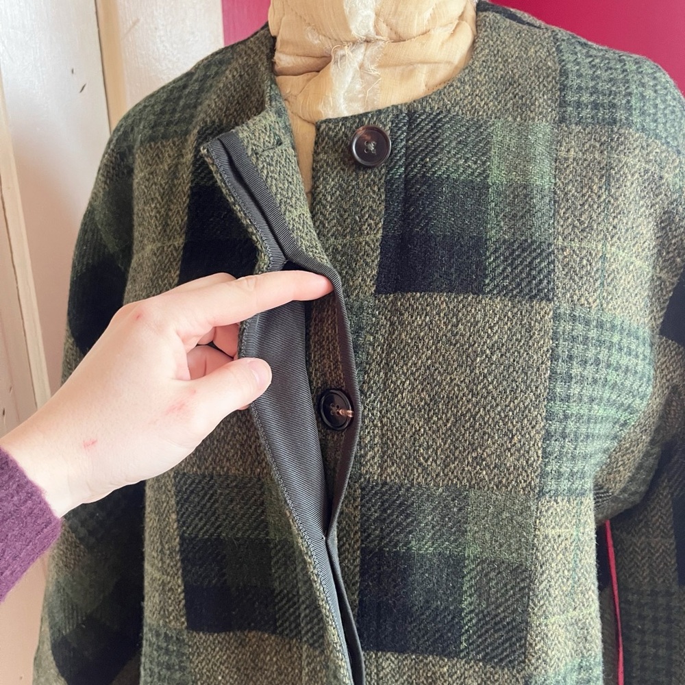 ANN MASHBURN Forest Checkered Jacket - image 8